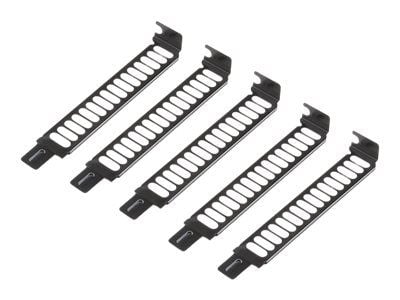 Akasa - PCI-aukon suojus - musta (5 kpl)