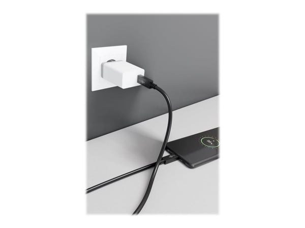 goobay - USB-kabel - 24 pin USB-C (hann) til 24 pin USB-C (hann) - USB 3.2 Gen 1 - 20 V - 5 A - 1 m - USB Power Delivery (100 W) - svart