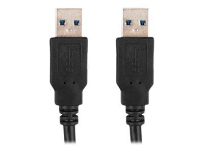 Lanberg - USB-kabel - USB-type A (hann) til USB-type A (hann) - USB 3.0 - 50 cm - svart