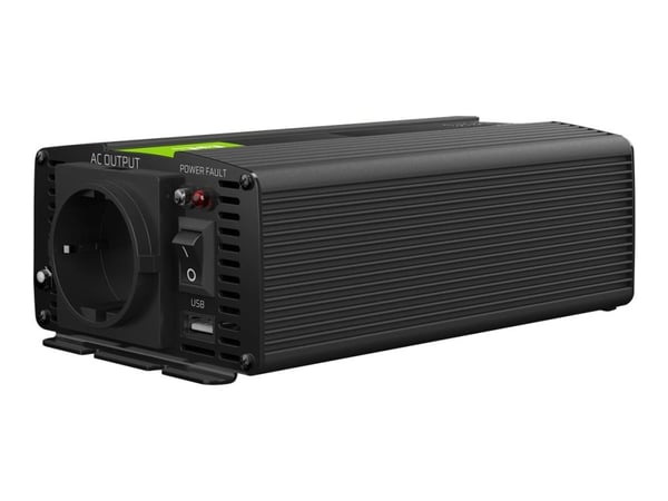Green Cell INV02DE - DC til AC inverter - DC 24 V - 300 Watt - Europa - sort