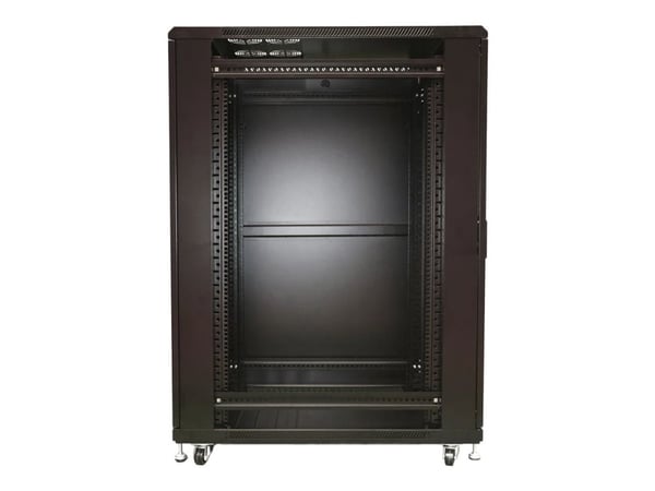 Extralink - Rack skap - står på gulv - svart - 27U - 19"