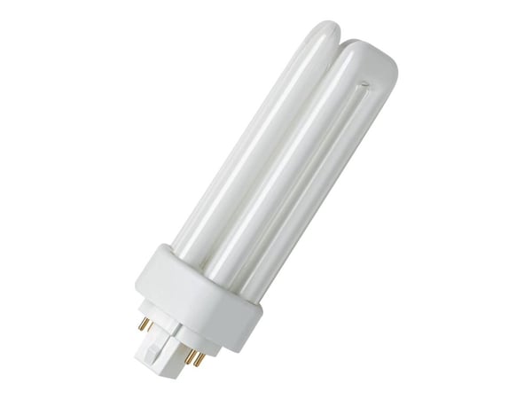 OSRAM DULUX T/E PLUS - Ikke-integrert kompakt fluorescerende lyspære - form: T12X3 - GX24q-3 - 26 W (ekvivalent 26.5 W) - klasse G - varmt hvitt ly...