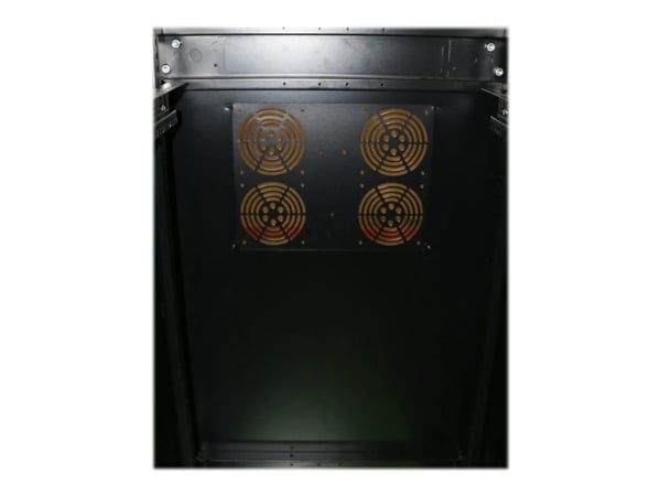 Extralink - Rack skap - står på gulv - svart - 27U - 19"