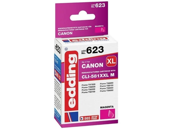 Edding EDD-623, Fiolblå, 10,5 ml, 1 stykker, 865 sider, Enkeltpakke