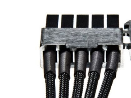 be quiet! MULTI POWER CABLE CM-61050 - Strømkabel - 4-pin mini-strømkontakt, SATA-strøm - 100 cm - svart