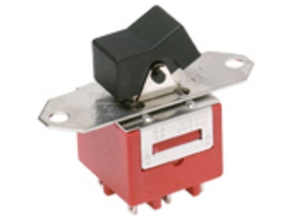 C &amp; K Kytkimet Keinukytkin 125 V/AC, 30 V/DC 10,00 A 2 x On/On 1 kpl Bulkki