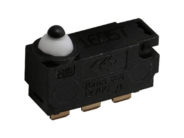 C &amp; K-kytkimet Mikrokytkin 12 V/DC 100 mA 1 x on/(on)/off IP65 1 kpl Eräpakkaus