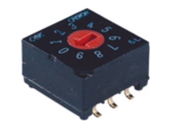 C & K Switches CRD16RM0CB kodningskontakt hex 16 bryterposisjoner 1 stk rør
