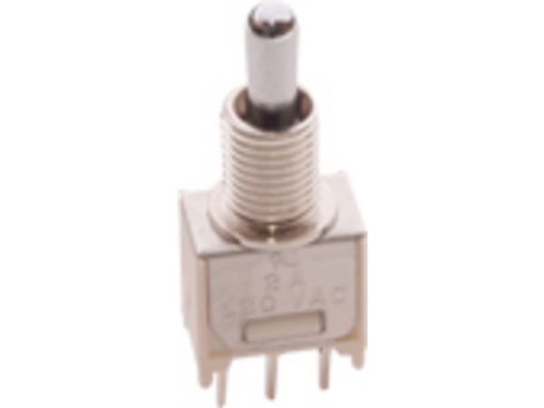 C & K Kytkimet Keinukytkin 120 V/AC, 28 V/DC 3 A 2 x On/On 1 kpl Bulkki