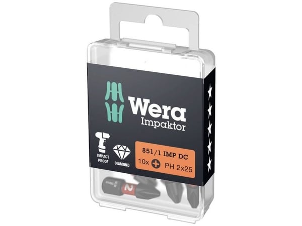 Wera 05057616001 Poikkileikkauskärki 2 D 6,3 10 kpl