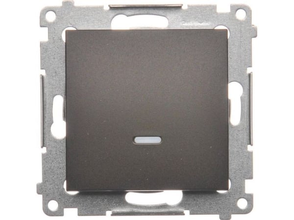 Kontakt-Simon DW1L.01/46, Plast, Pronssi, IP20, IP44, 250 V, 10 A, 75 mm