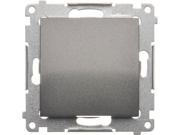 Kontakt-Simon DW1A.01/48, Plast, Anthracit, IP20, IP44, 250 V, 16 A, 75 mm