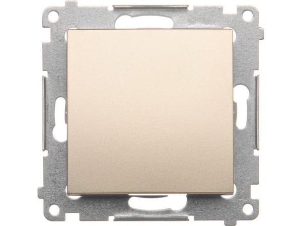 Contact-Simon DW1A.01/44, muovi, kultainen, IP20, IP44, 250 V, 16 A, 75 mm