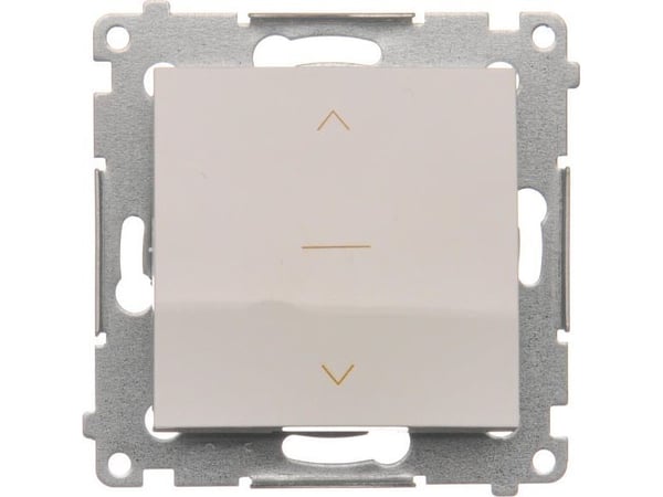 Kontakt-Simon DZW1K.01/11, Muovi, Valkoinen, IP20, 250 V, 10 A, 75 mm