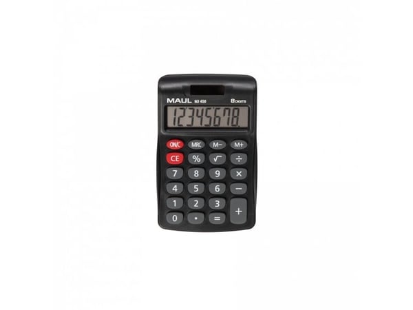 MAUL MJ 450, Ficka, Display, 8 siffror, 1 linjer, Batteri, Svart