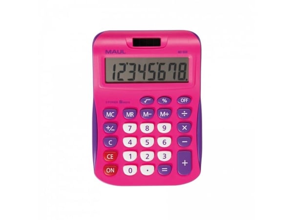 MAUL MJ 550, Ficka, Display, 8 siffror, 1 linjer, Batteri, Rosa