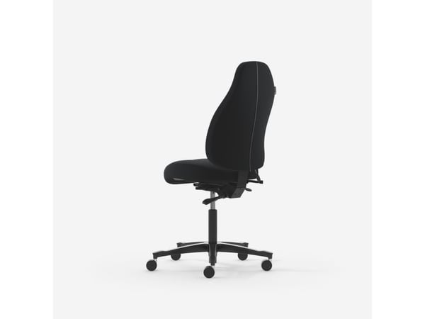 Toimistotuoli Malmstolen Adaptive 6000 Korkea selkänoja, musta, korkea sylinteri