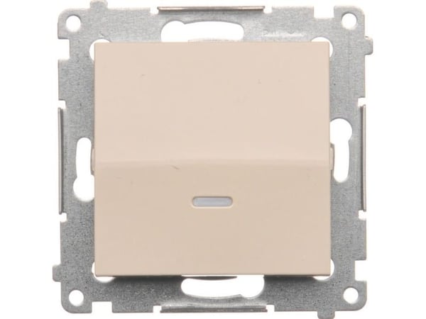 Kontakt-Simon DW1L.01/41, Muovi, Valkoinen, IP20, IP44, 250 V, 10 A, 75 mm