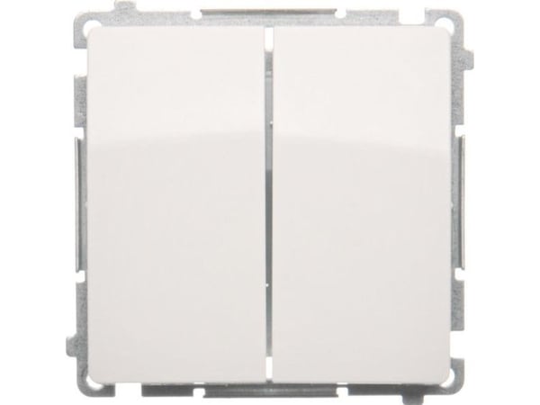 Kontakt-Simon BMW5L.01/11, Muovi, Valkoinen, IP20, IP44, 250 V, 10 A, 75 mm