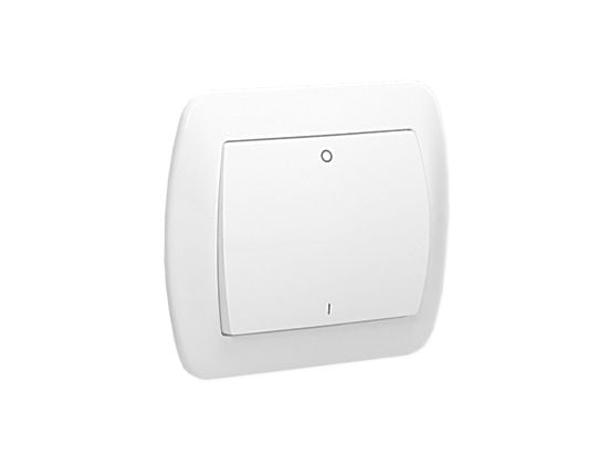 Kontakt-Simon AW2/11, Plast, Vit, IP20, 250 V, 10 A, 90 mm