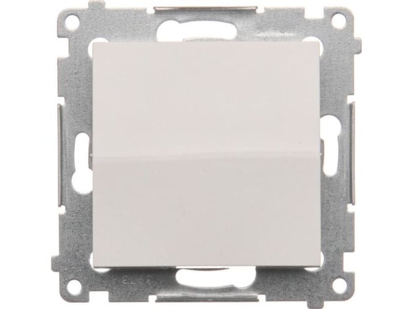 Kontakt-Simon DP1A.01/11, Painikekytkin, Muovi, Valkoinen, IP20, IP44, 250 V, 16 A