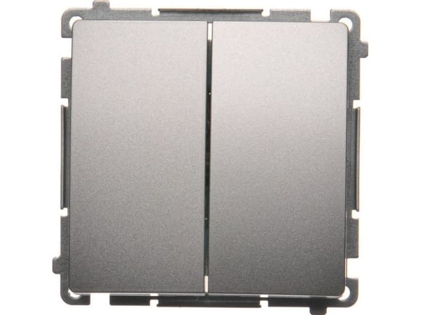 Kontakt-Simon BMW5A.01/43, Plast, Silver, IP20, IP44, 250 V, 16 A, 75 mm