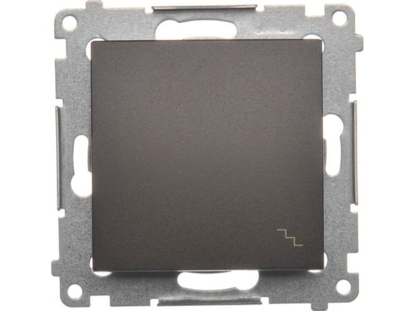 Kontakt-Simon DW6.01/46, Plast, Pronssi, IP20, IP44, 250 V, 10 A, 75 mm