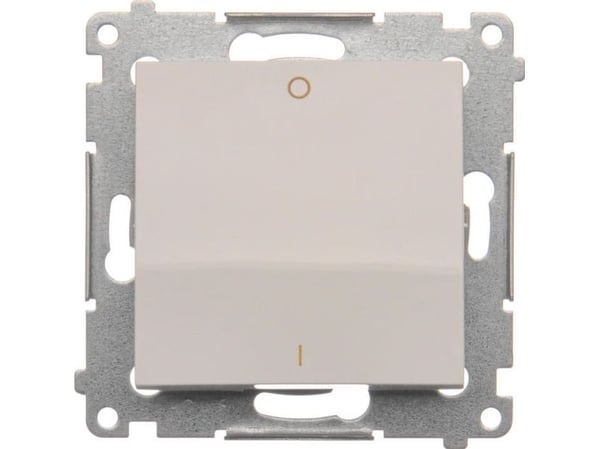 Kontakt-Simon DW2A.01/11, Muovi, Valkoinen, IP20, IP44, 250 V, 16 A, 75 mm