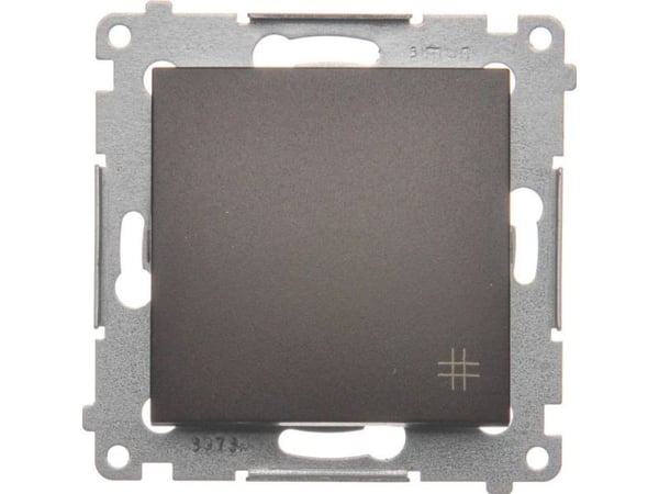 Kontakt-Simon DW7.01/46, Plast, Pronssi, IP20, IP44, 250 V, 10 A, 75 mm