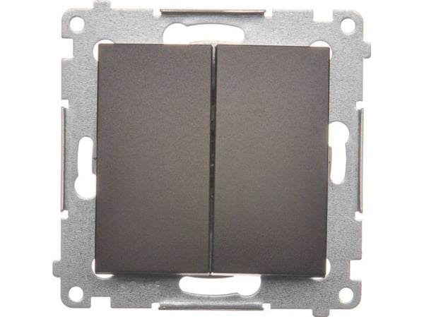 Kontakt-Simon DW5A.01/46, Plast, Pronssi, IP20, IP44, 250 V, 16 A, 75 mm
