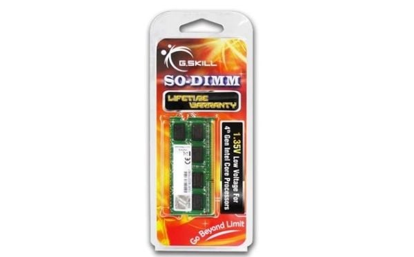 G.Skill - DDR3L - modul - 8GB - SO DIMM 204-PIN - 1600MHz - 1,35V