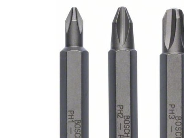 Bosch tilbehør 2607001748 dobbeltklinge-sett PH 1, PH 2, PH 3, 3 stk