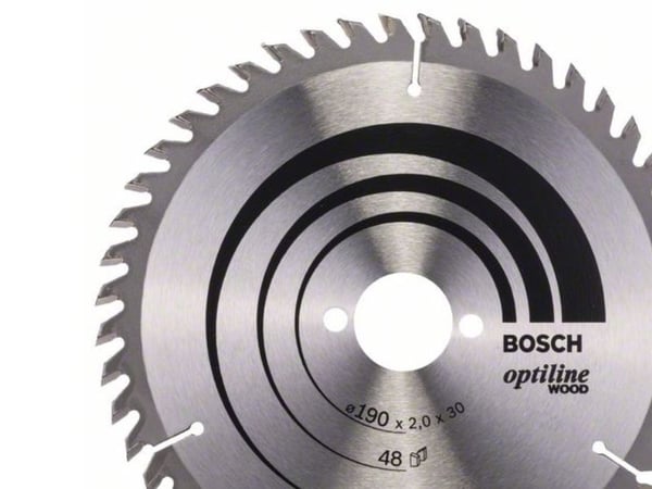 Bosch OPTILINE PYÖREÄ RENGAS Ø190X2,0X30MM 48T