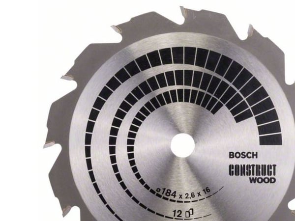 Bosch RUNDSAVKLINGE 184X16MM 12T CONSTRUCT