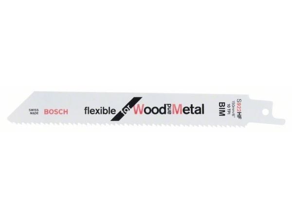 Bosch flexible for Wood+Metal S 922 DF - Sagblad - 5 deler - 12.7 mm - lengde: 150 mm - bredde: 19 mm