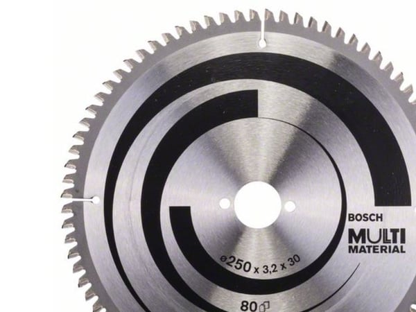 Bosch Multi Material - Sirkelformet sagblad - 250 mm - 80 tenner