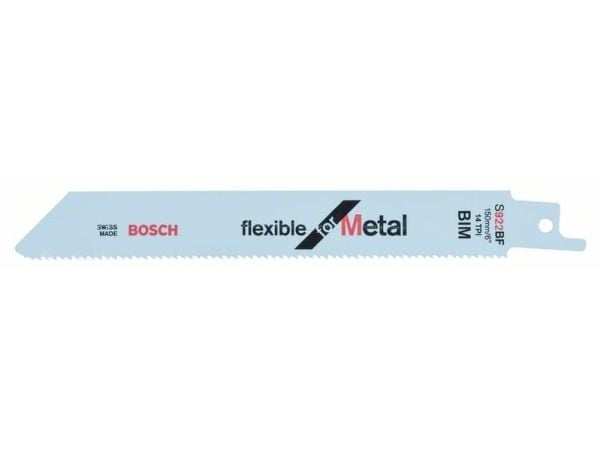 Bosch stikksagblad S 922 BF fleksibelt for metall, 150 mm (2 stk.)