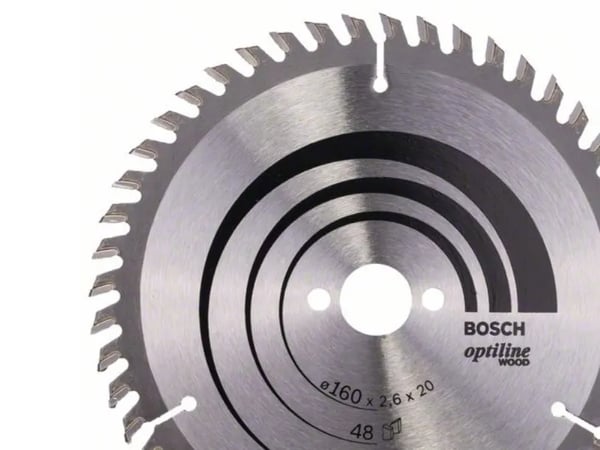 Bosch RUNDSAVKLINGE OPTILINE WOOD 160X20MM 48T 48T