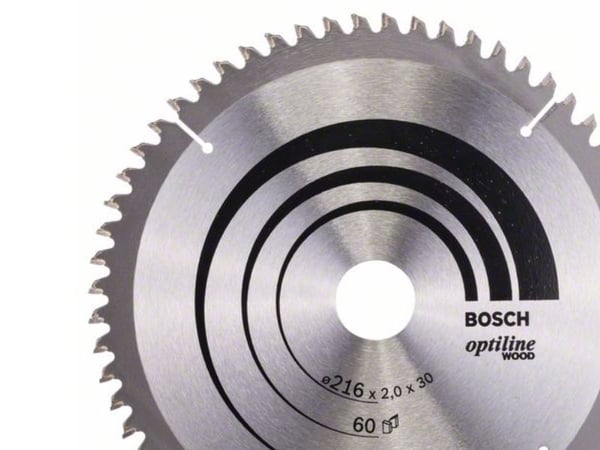 Bosch RUNDSAVKLINGE Ø216X30MM 60 T -5GR TRÆ