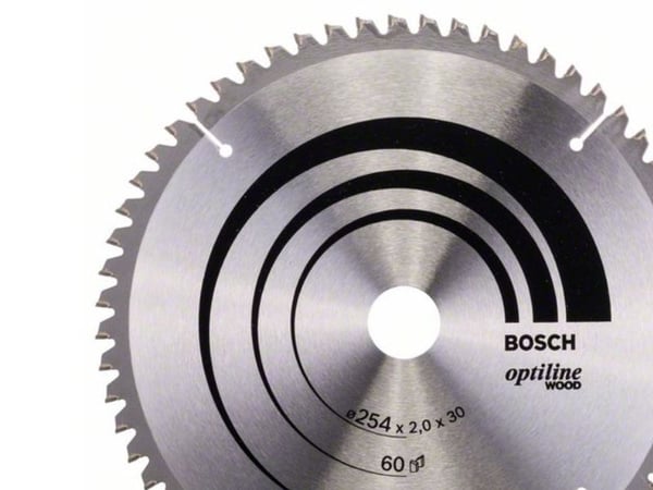 Bosch RUNDSAVKLINGE 254X30MM 60T -5GR TRÆ