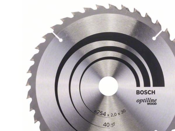 Bosch RUNDSAVKLINGE 254X30MM 40T 10GR TRÆ