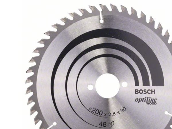 Bosch RUNDSAVKLINGE OPTILINE 200X2,8X30MM 48T 48T