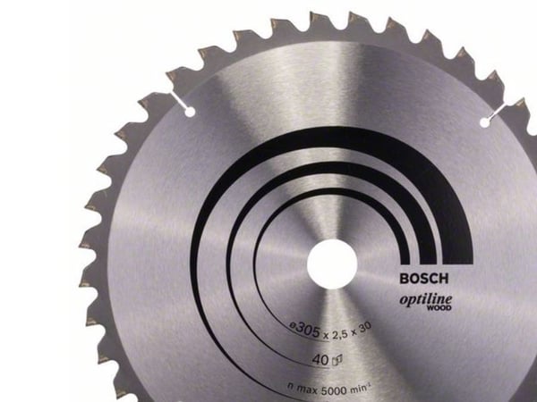 Bosch RUNDSAVKLINGE Ø305X30MM 40T -5GR TRÆ