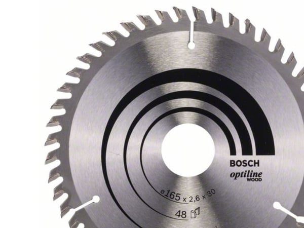 Bosch RUNDSAVKLINGE OPTILINE Ø165X2,6X30MM 48T