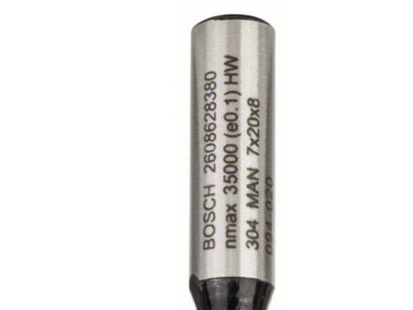 Bosch FRÆSER NOT 2 SKÆR HM 8MM L 20MM B 7 M