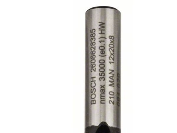 Bosch FRÆSER NOT 2 SKÆR HM 8MM L 20MM B 12