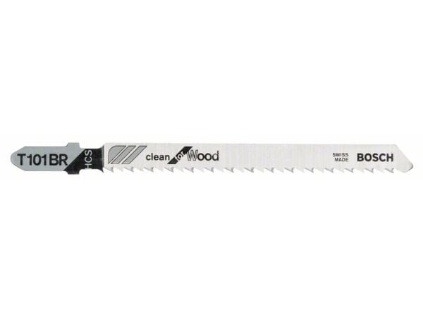 Bosch Clean for Wood - Stiksavklinge - 100 mm - T101BR - 2608630014 - 5 stk.