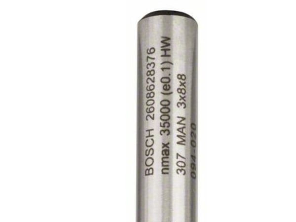Bosch Standard for Wood - Fresekutter - for bløtt tre, løvtre - Straight - 3 mm - lengde: 51 mm