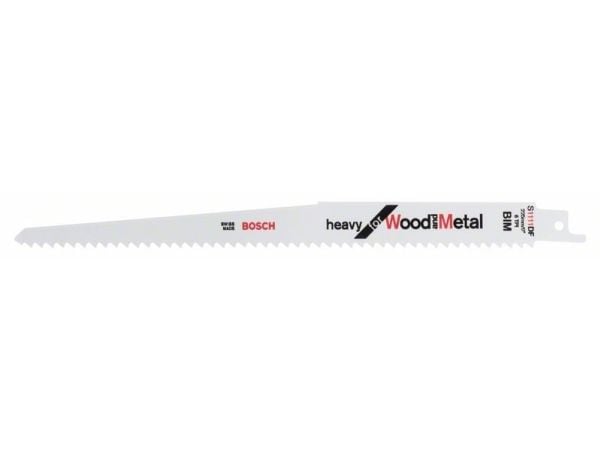 Bosch sticksågblad 2608656273 S 1111 DF Heavy för trä och metall 225 mm (2 st.)