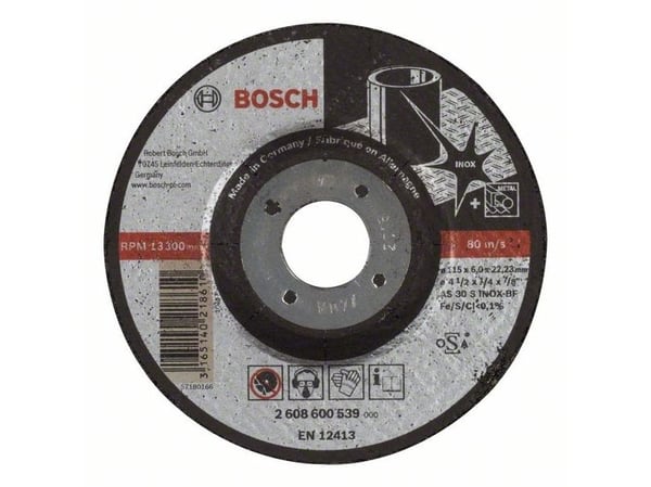 Bosch TERÄSSAHA Ø 115 MM, ruostumaton teräs Bosch TERÄSSAHA Ø 115 MM, ruostumaton teräs